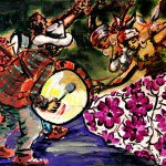 Título: Samba de Roda no Carvalhinho
Coleção Semba
Técnica - Acrílico sobre Tela
Dimensões 40 x 60
Ano 2012
