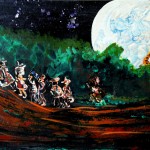 Título: Samba da Onça. Caminho de Pirapora
Coleção Semba
Técnica - Acrílico sobre Tela
Dimensões 40 x 60
Ano 2012
