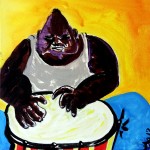 Título: Mestre Beiçola
Coleção Semba
Técnica - Acrílico sobre Tela
Dimensões 40 x 60
Acervo Casa de Cultura Tainã
Ano 2012
