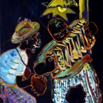 Título: Samba no Poste
Coleção Semba
Técnica - Acrílico sobre Tela
Dimensões 40 x 60
Ano 2012
