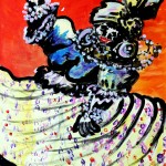 Título: Sambadeira. Dona Benedita Braz
Coleção Semba
Técnica - Acrílico sobre Tela
Dimensões 40 x 60
Ano 2012
